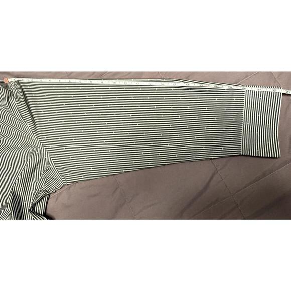 RYAN SEACREST DISTINCTION SLIM FIT GRAY/WHITE BUTTON DOWN SHIRT SIZE 32/33 - Picture 9 of 12